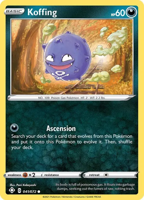Koffing card art