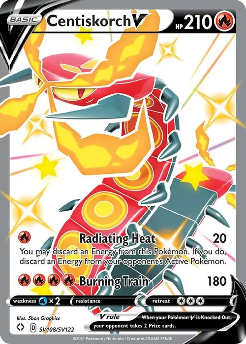 Centiskorch V card art