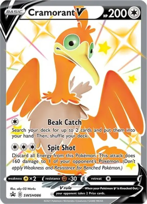 Cramorant V - SWSH086 card art