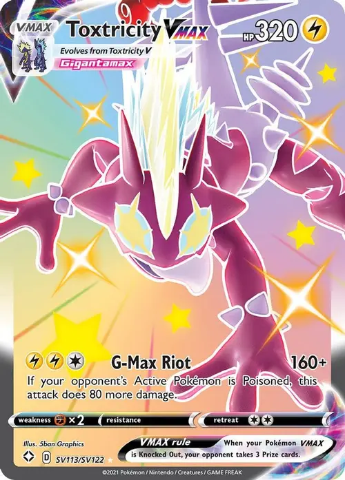 Toxtricity VMAX card art