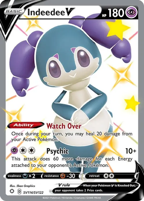 Indeedee V card art