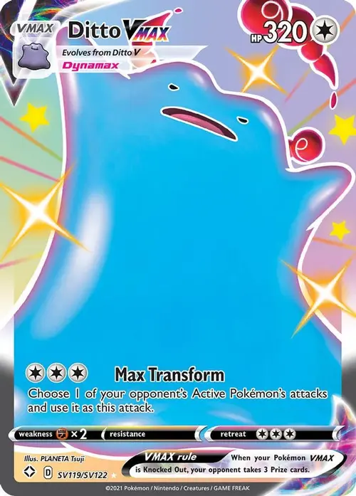 Ditto VMAX card art