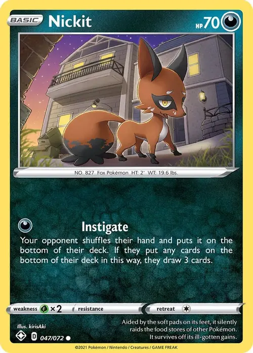Nickit card art