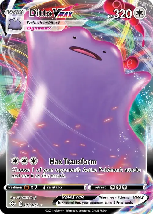 Ditto VMAX card art