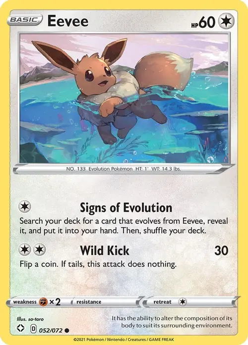 Eevee card art