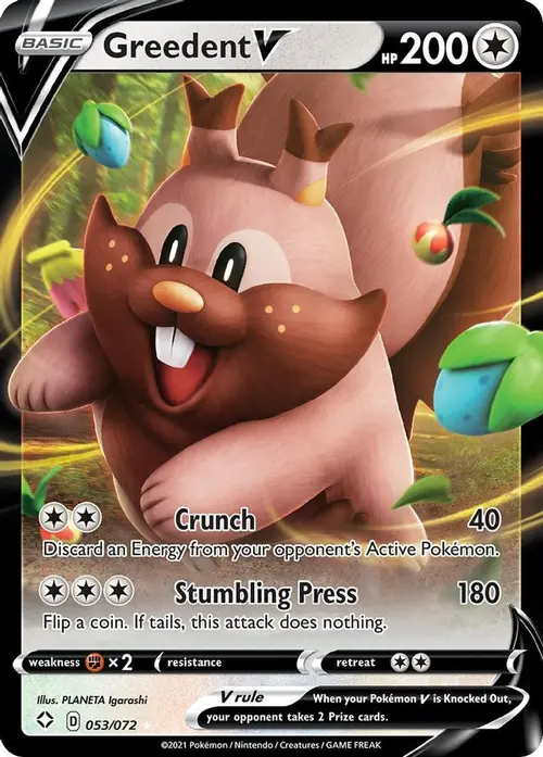 Greedent V card art
