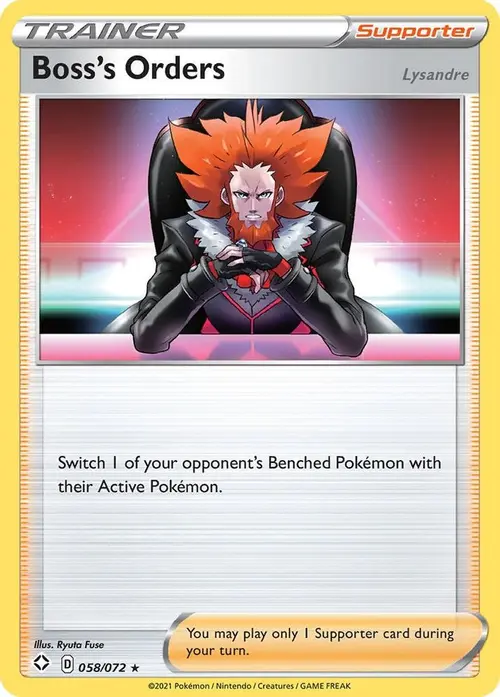 Boss's Orders card art