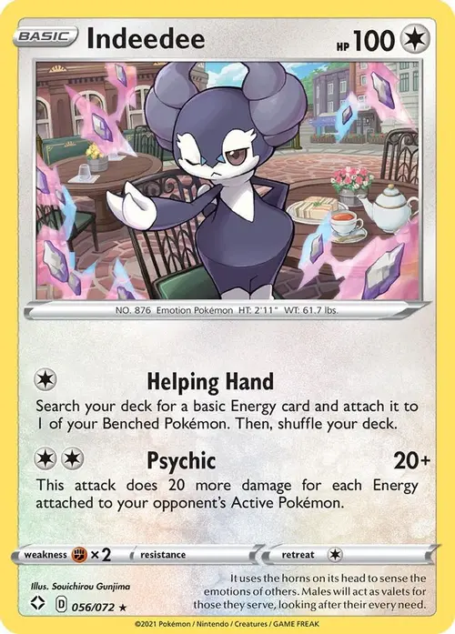 Indeedee card art