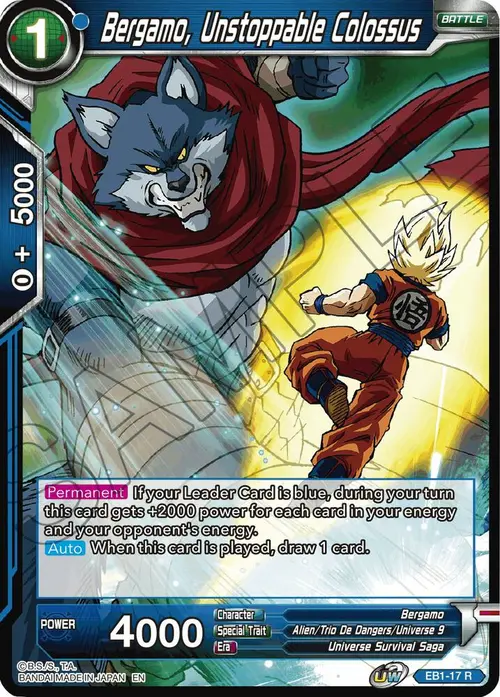 Bergamo, Unstoppable Colossus card art