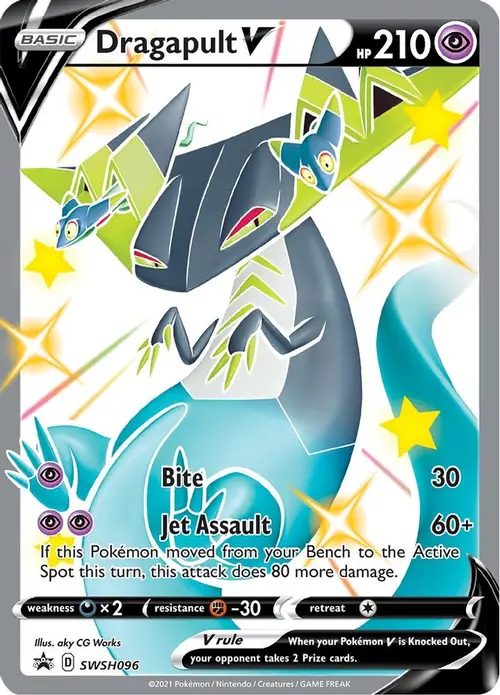 Dragapult V - SWSH096 card art