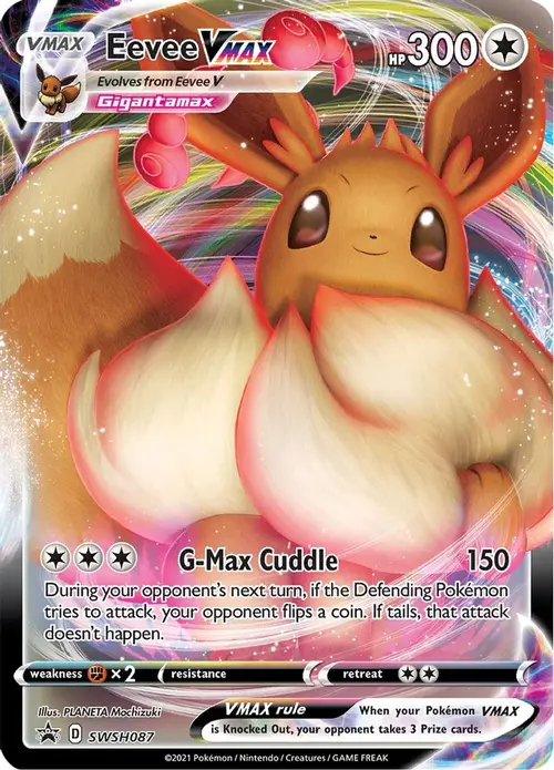 Eevee VMAX - SWSH087 card art