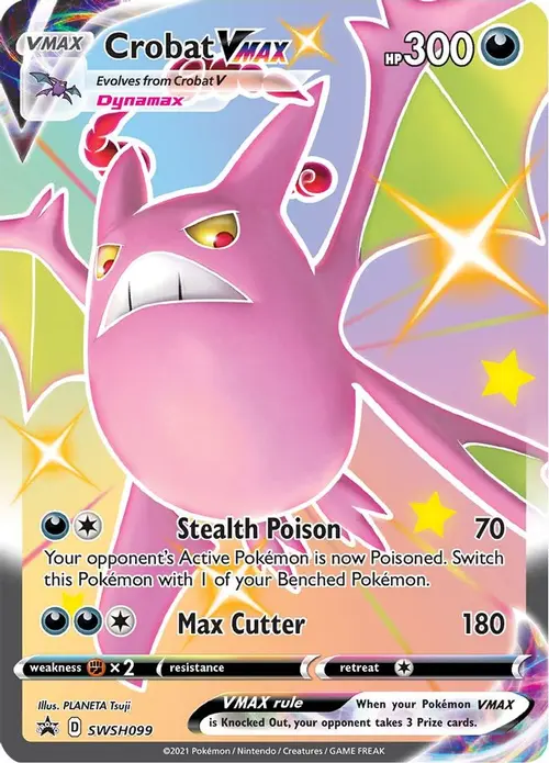 Crobat VMAX - SWSH099 card art