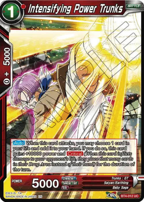 Intensifying Power Trunks (Reprint) card art