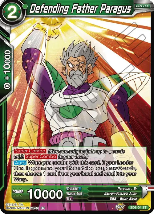 Defending Father Paragus (Reprint) card art