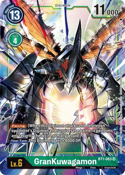 GranKuwagamon - BT1-083 (Dash Pack Ver. 1.5) card art