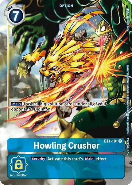 Howling Crusher - BT1-101 (Dash Pack Ver. 1.5) card art