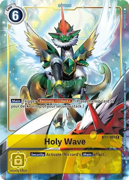 Holy Wave - BT1-107 (Dash Pack Ver. 1.5) card art