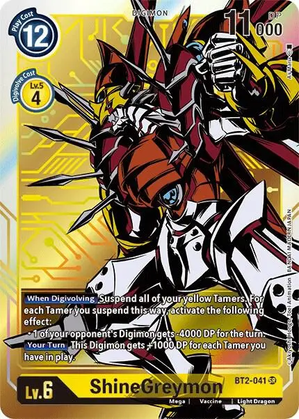 ShineGreymon (Alternate Art) card art