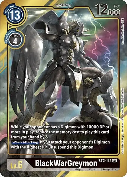 BlackWarGreymon (Alternate Art) card art