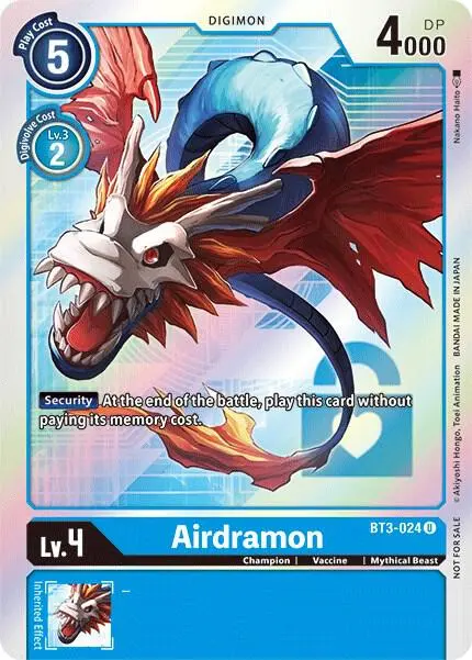 Airdramon (Box Topper) card art