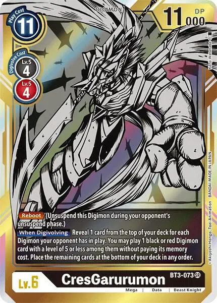 CresGarurumon (Alternate Art) card art