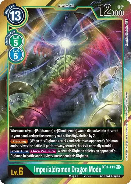 Imperialdramon Dragon Mode (Secret Rare) (Alternate Art) card art