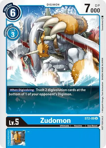 Zudomon - ST2-09 (Tamer Battle Pack 1) card art