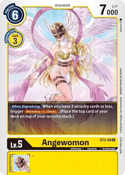 Angewomon - ST3-09 (Tamer Battle Pack 1) card art