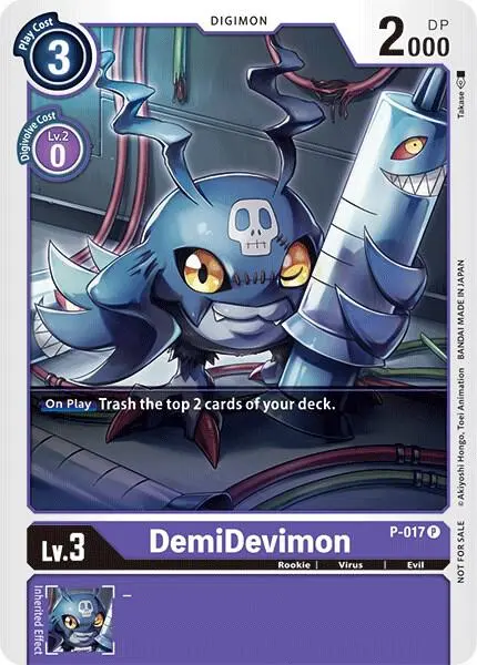 DemiDevimon - P-017 card art