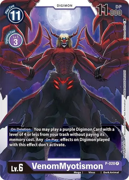 VenomMyotismon - P-020 card art