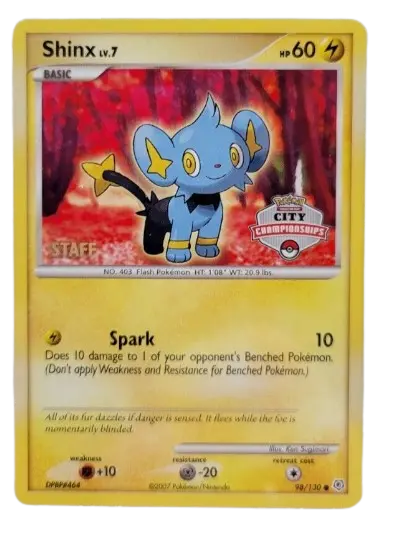 Shinx - 98/130 (City Championships) [Staff] card art