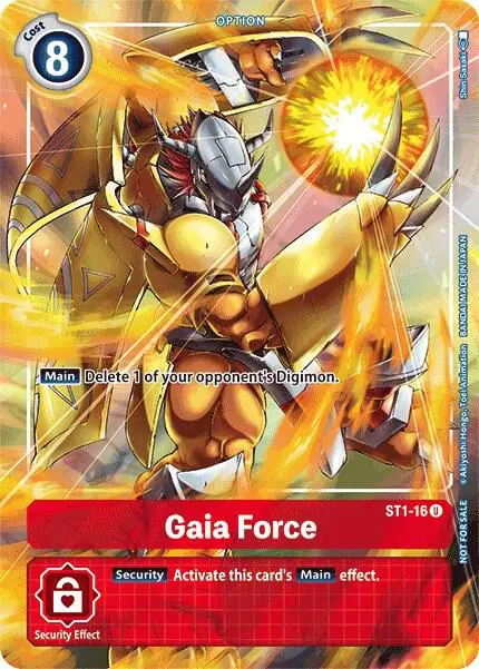 Gaia Force - ST1-16 (Tamer's Evolution Box) card art