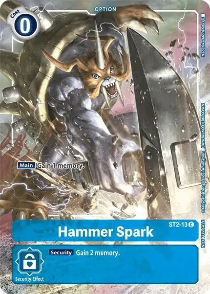 Hammer Spark - ST2-13 (Tamer's Evolution Box) card art