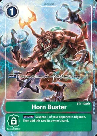Horn Buster - BT1-108 (Tamer's Evolution Box) card art