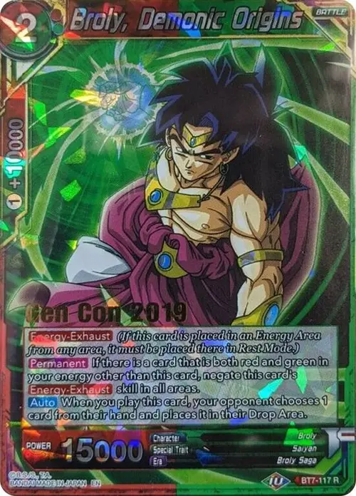 Broly, Demonic Origins (Gen Con 2019) card art