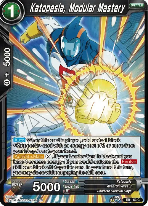 Katopesla, Modular Mastery card art