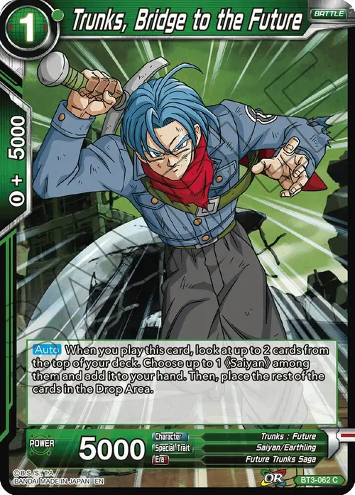 Trunks, Bridge to the Future (Reprint) card art