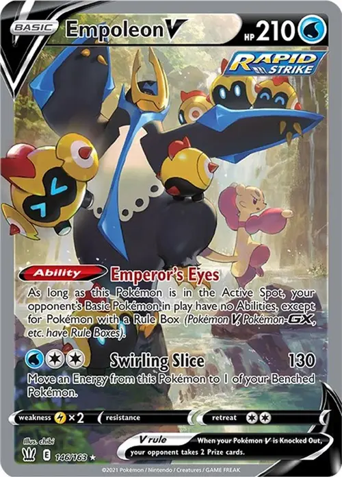 Empoleon V (Alternate Full Art) card art