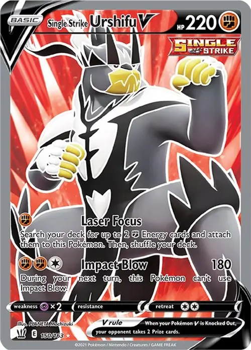 Single Strike Urshifu V (Full Art) card art
