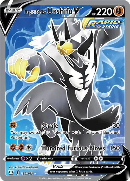 Rapid Strike Urshifu V (Full Art) card art