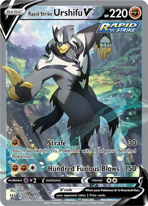 Rapid Strike Urshifu V (Alternate Full Art) card art