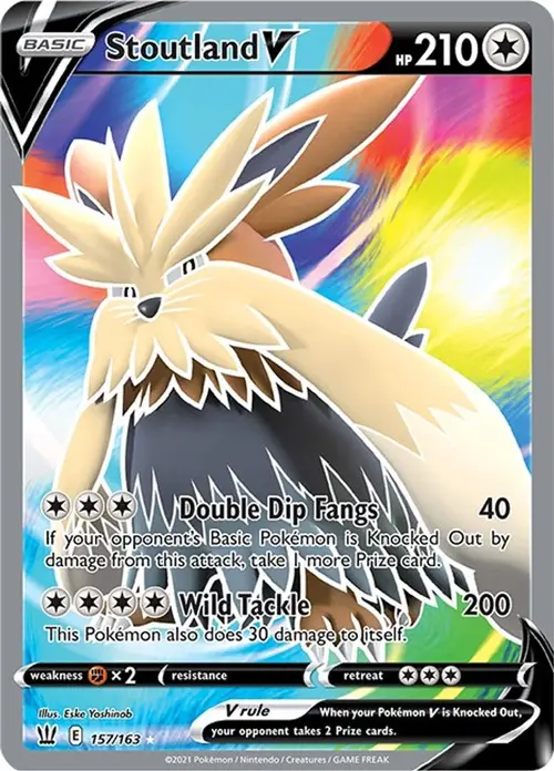 Stoutland V (Full Art) card art