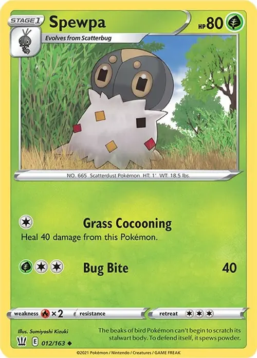 Spewpa card art