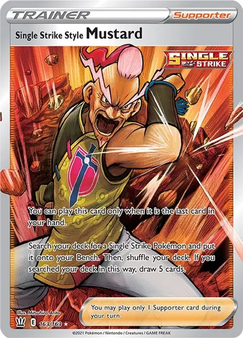Single Strike Style Mustard (Full Art) card art