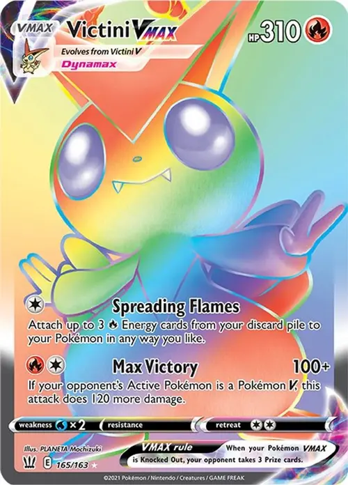 Victini VMAX (Secret) card art