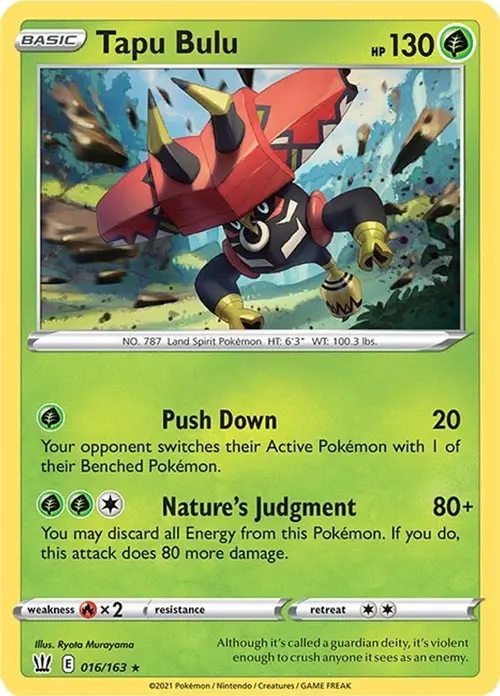 Tapu Bulu card art
