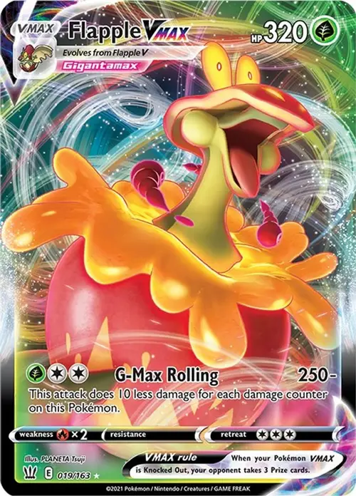 Flapple VMAX card art