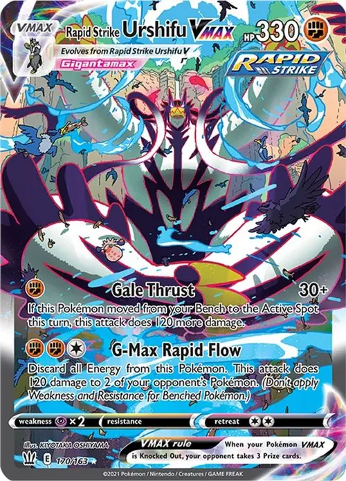 Rapid Strike Urshifu VMAX (Alternate Art Secret) card art
