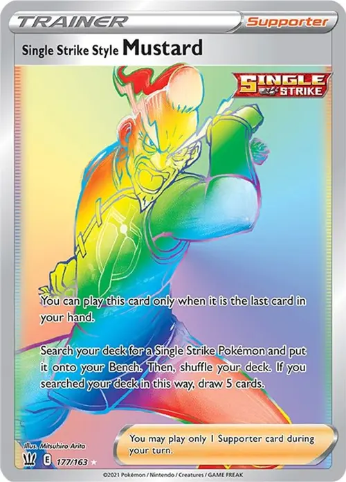 Single Strike Style Mustard (Secret) card art