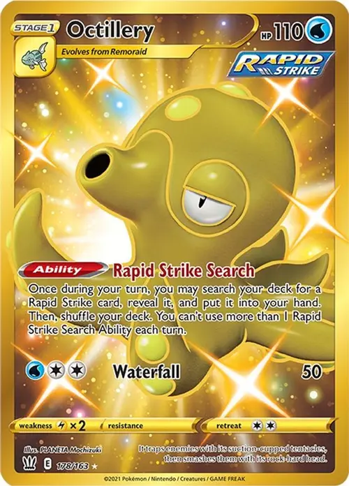 Octillery (Secret) card art